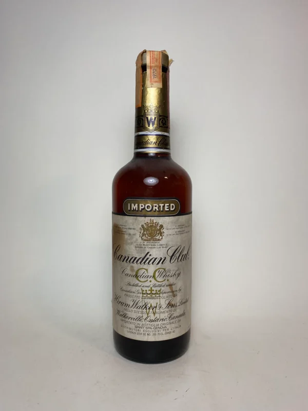 Canadian Club 6YO Blended Canadian Whisky – Distilled 1970 (40%, 75cl)